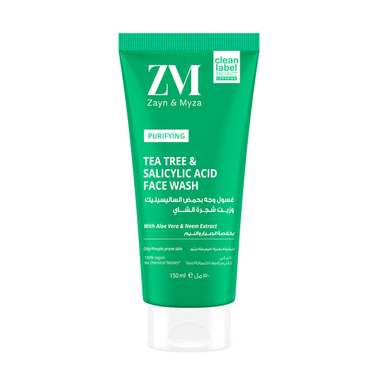Tea Tree & Salicylic Acid Face Wash 150ml - Tube