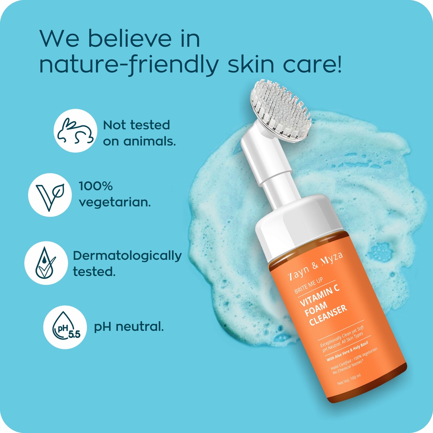 Foaming Face Wash Dubai (100ml) - Vitamin C